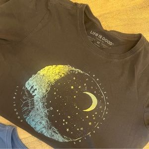 Bundle of 2 life is good shirts